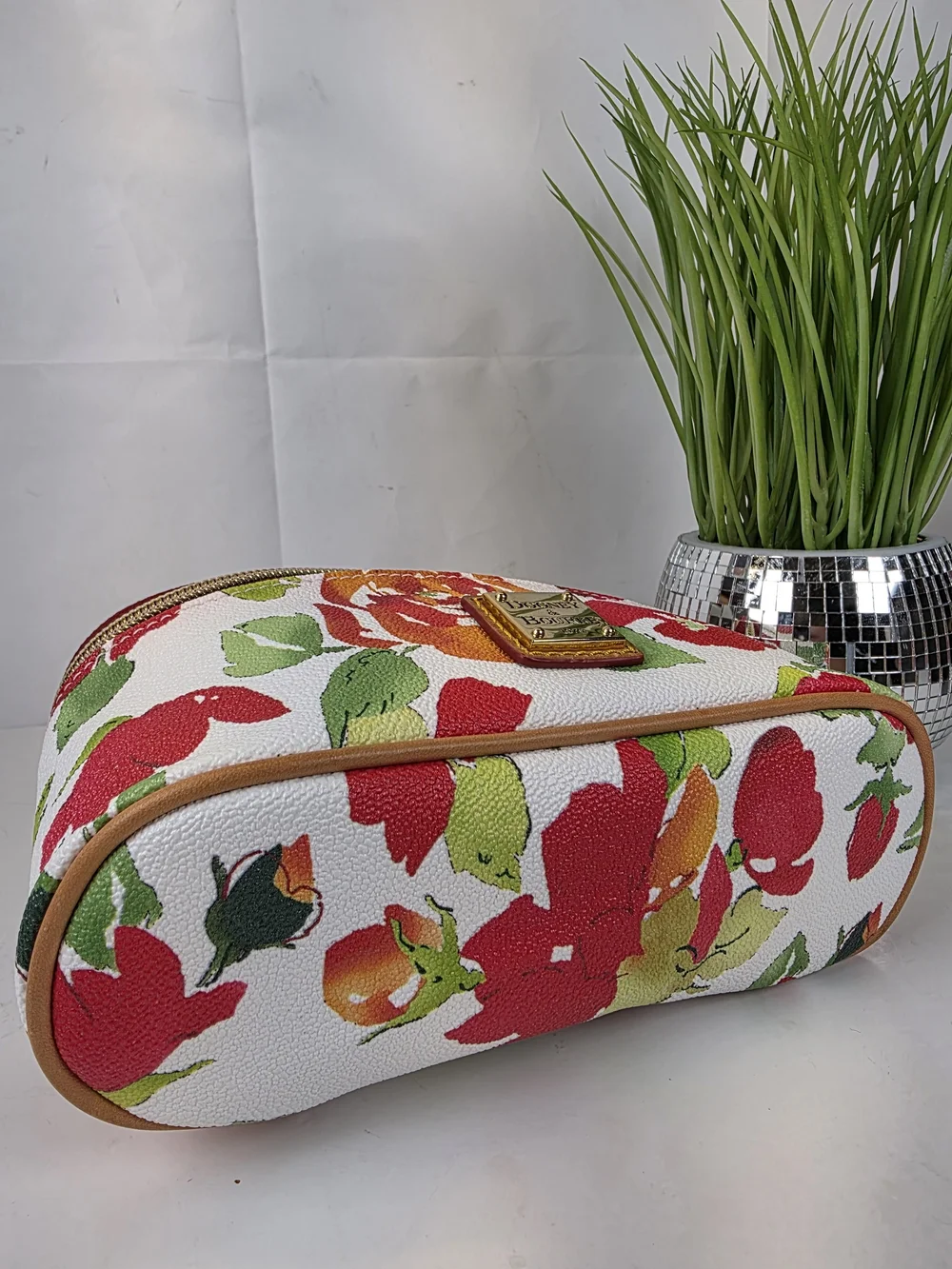 Dooney & Bourke Vintage Rose Garden Cosmetic Travel Case Bag